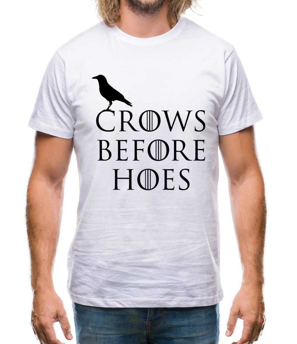 Crows Before Hoes Mens T-Shirt
