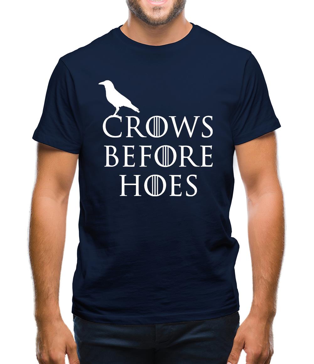 Crows Before Hoes Mens T-Shirt