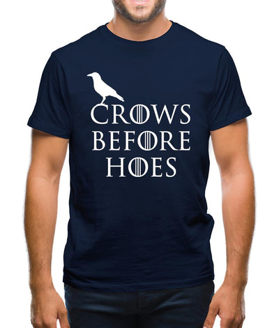 Crows Before Hoes Mens T-Shirt