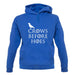 Crows Before Hoes unisex hoodie