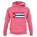 Cuba Grunge Style Flag unisex hoodie