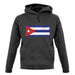 Cuba Grunge Style Flag unisex hoodie