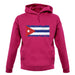 Cuba Grunge Style Flag unisex hoodie