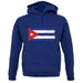 Cuba Grunge Style Flag unisex hoodie
