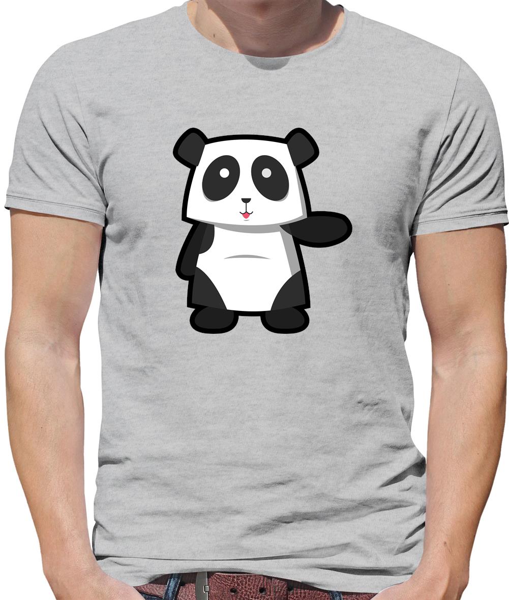 Cute Panda Mens T-Shirt