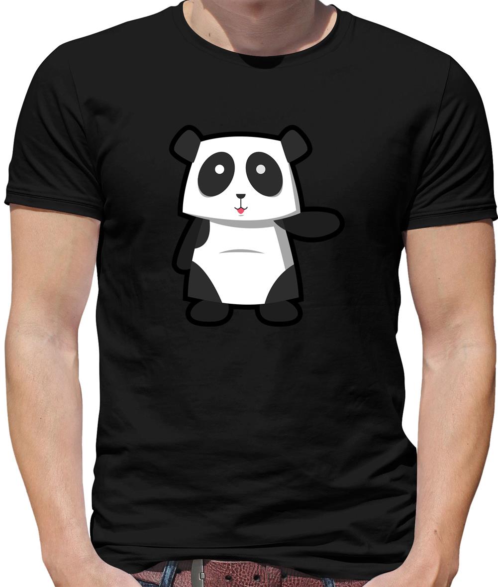Cute Panda Mens T-Shirt