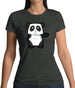 Cute Panda Womens T-Shirt