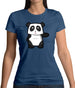 Cute Panda Womens T-Shirt