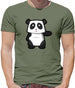 Cute Panda Mens T-Shirt