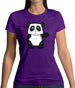 Cute Panda Womens T-Shirt