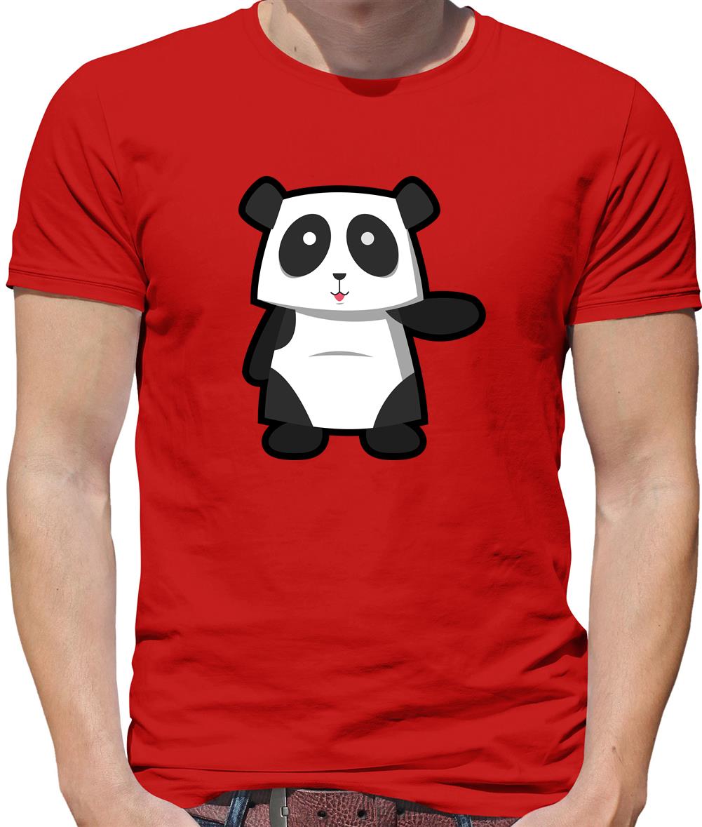 Cute Panda Mens T-Shirt