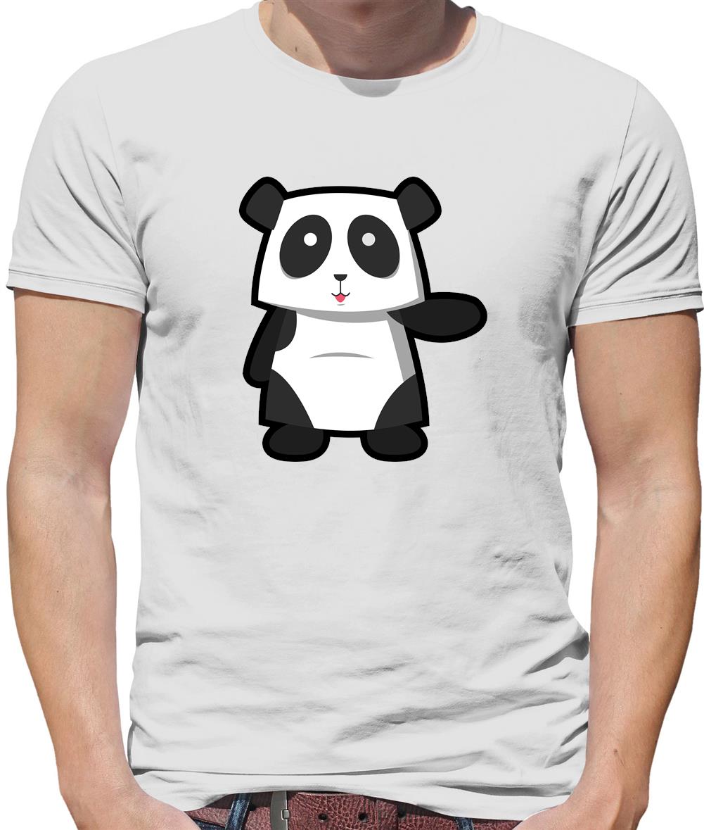 Cute Panda Mens T-Shirt