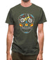 Cycle Day Of Dead Mens T-Shirt