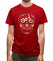 Cycle Day Of Dead Mens T-Shirt
