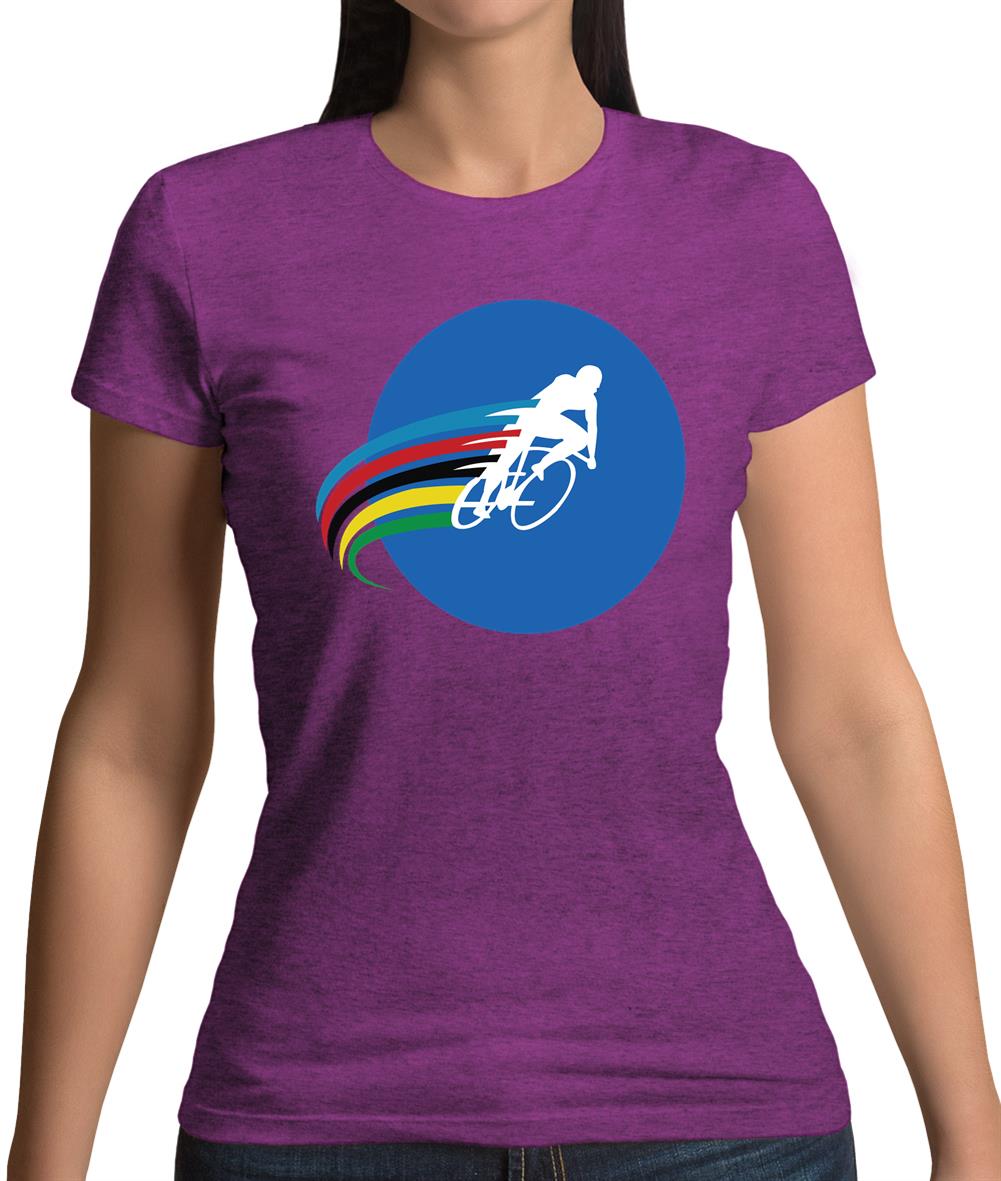 Cycling Stripes Womens T-Shirt