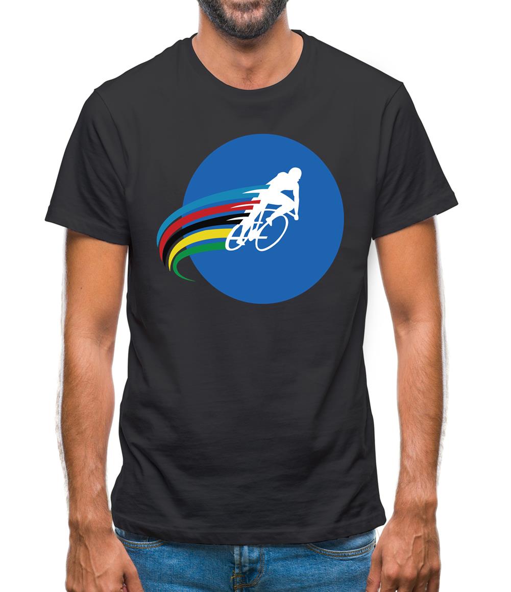 Cycling Stripes Mens T-Shirt