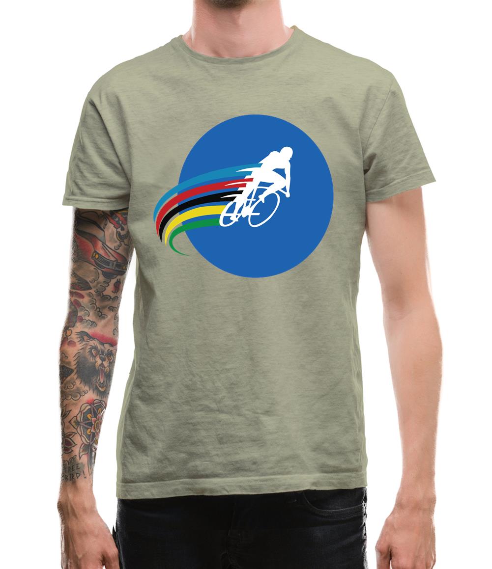 Cycling Stripes Mens T-Shirt