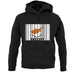 Cyprus Barcode Style Flag unisex hoodie