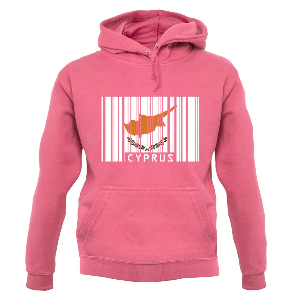 Cyprus Barcode Style Flag unisex hoodie