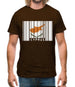 Cyprus Barcode Style Flag Mens T-Shirt