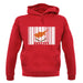 Cyprus Barcode Style Flag unisex hoodie