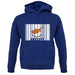 Cyprus Barcode Style Flag unisex hoodie