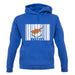 Cyprus Barcode Style Flag unisex hoodie