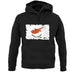 Cyprus Grunge Style Flag unisex hoodie