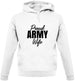 Proud Army Wife Unisex Hoodie