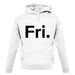 Weekday Fri unisex hoodie