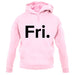 Weekday Fri unisex hoodie