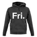 Weekday Fri unisex hoodie