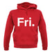 Weekday Fri unisex hoodie