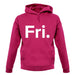 Weekday Fri unisex hoodie