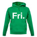 Weekday Fri unisex hoodie