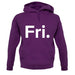 Weekday Fri unisex hoodie