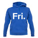 Weekday Fri unisex hoodie