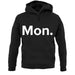 Weekday Mon unisex hoodie