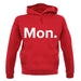 Weekday Mon unisex hoodie