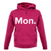 Weekday Mon unisex hoodie