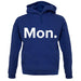 Weekday Mon unisex hoodie