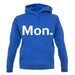 Weekday Mon unisex hoodie