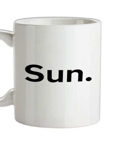 Weekday - Sun Ceramic Mug