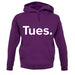 Weekday Tues unisex hoodie