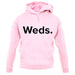 Weekday Weds unisex hoodie