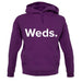 Weekday Weds unisex hoodie