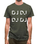 Dj Dj Dj Dj Mens T-Shirt