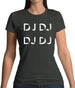 Dj Dj Dj Dj Womens T-Shirt