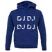 Dj Dj Dj Dj unisex hoodie