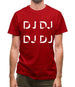 Dj Dj Dj Dj Mens T-Shirt